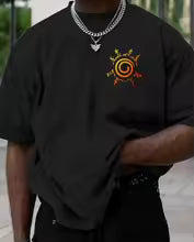 Camiseta de naruto de manga corta